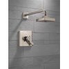 Corla Modern 3.5” Square Shower Arm Flange | Universal Extra Large Replacement Escutcheon Cover Plate (Brushed Gold)