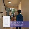 Lutron Maestro Motion Sensor Switch, Auto On and Off Motion Sensor, Works With Existing Wiring, 2 Amp, Single Pole, MS-OPS2H-2-WH, White (2-Pack)