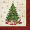 Creative Converting 16-Count Lunch Paper Napkins, Tasteful Tree