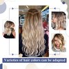 LaaVoo Balayage Tape in Hair Extensions Human Hair 22 Inch Invisible Tape in Extensions Ombre Brown to Ash Blonde with Platinum Blonde Hair Extensions Tape in Human Hair 20pcs/50g