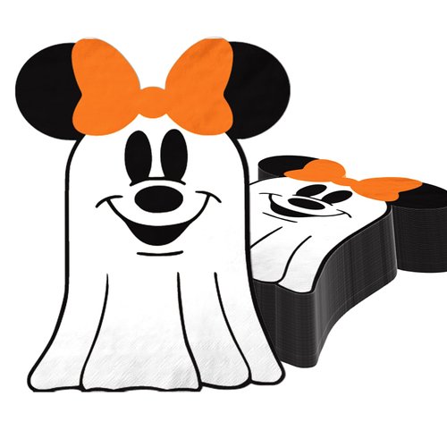 Halloween Paper Napkins,40pcs Disposable Mouse Ghost Napkins Funny Mouse Halloween Cocktail Decorations for Halloween Boo Day Supplies