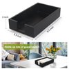 Guest Paper Towels Holder for Bathroom Napkin Holder Tray Black Wooden Napkin Holder for Table Modern Disposable Hand Towel Holder Flat Wood Cocktail Napkin Holder Kitchen Towel Dispenser Holder