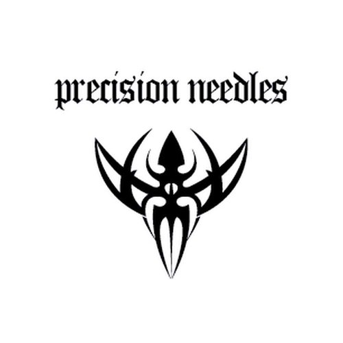 Precision Curved Body Piercing Needles Sterilized Surgical Stainless Steel Body Piercing Needles Box of 50, 1.6mm x 14g