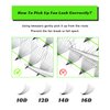 500 Premade Fans Eyelash Extensions 8-15mm Mixed Length Promade Lash Fans C/D Curl Premade Fans Pointed Thin Base Handmade Volume Premade Lash Extensions Fans(10D,0.07-D-8-15MM)