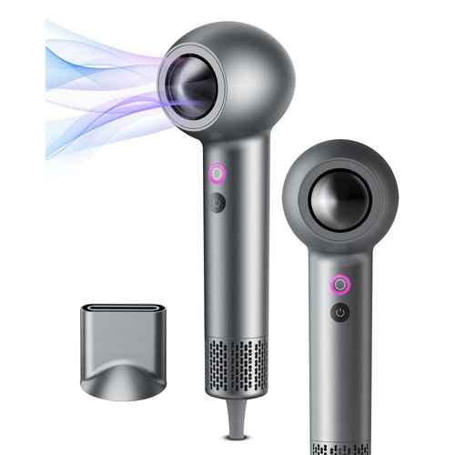 SYLPH Hair Blow Dryer for Travel, Mini and Portable Hair Dryer 200 Million Ionic, 112,000 RPM Motor for Fast Drying, Small and Compact Intelligent Temperature Control Hair Dryers for Women, Stars