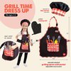 Born Toys Kids Pretend Play Kitchen Set (Master Grill)