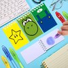 Jiaoohoo 24 Pcs Super Bros Party Favors | Set of 12 Invisible Ink Pen and 12 Super Bros Mini Notepads | Gift Bag Stuffers for Super Bros Party Supplies