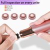 Facial Hair Remover Replacement Heads for Generation 1 Finishing Touch Flawless Facial Hair Removal Tool for Women,18K Gold-Plated Rose Gold 4 Count,First Generation by BECHY.