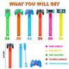 uoyoi Video Game Party Favors,24Pcs Video Game Bubble Wands for Kids,Cute Game Controller Bubble Wand for Gamer Birthday,Game On Party Supplies Classroom Prizes Pinata Goodie Bag Stuffers Gifts