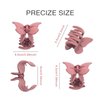 3Pcs Butterfly Hair Clips, Medium-Sized Matte Hair Claw Clips, 2.2inch Hair Clips for Thin, Fine, and Thick Hair, Ideal Hair Accessory for Girls & Women（B#）