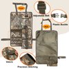 MYDAYS 2 Pack Tactical Seat Back Gun Rack, Camo Front Seat Gun Organizer with Molle Panel Vehicle Gun Holder for Hunting Rifles/Shotguns (Camo)
