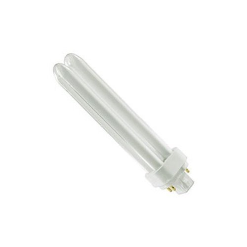 SYLVANIA #20672 CF18DD/E/835 18 watt Double-Tube Compact Fluorescent Lamp, 4-Pin (G24q-2) Base, 3500K, 1150 lumens, 20,000hr Life