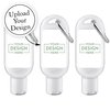 Personalized Sunscreen SPF 30 with Carabiner, Custom Sunscreen for Wedding Favors, Baby Showers, Party Favors (Set of 12)