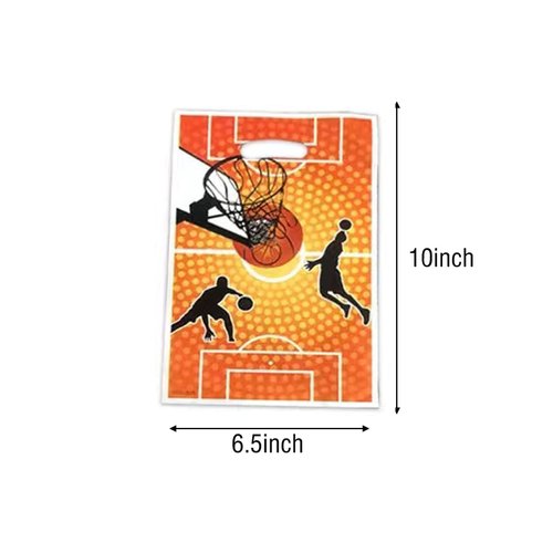 30PCS Basketball Party Bags Basketball Gift Goodie Favor Bags Basketball Treat Candy Goody Bags Party Decorations Basketball Birthday Bags for Kids Basketball Theme Birthday Party