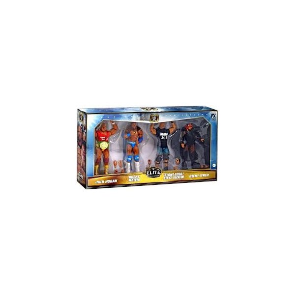 WWE THEN. NOW. FOREVER. TOGETHER. ACTION FIGURE SET - 4PK