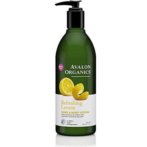 Avalon Organics Hand & Body Lotion, Lemon 12 oz (Pack of 7)