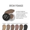 Eyebrow Pomade,Gel Professional Makeup Eyebrow Color,Matte Waterproof Brow Pomade For Long-Lasting Results,Vegan, Cruelty-Free Eyebrow Color that Fills and Shapes Brows(#2Taupe)