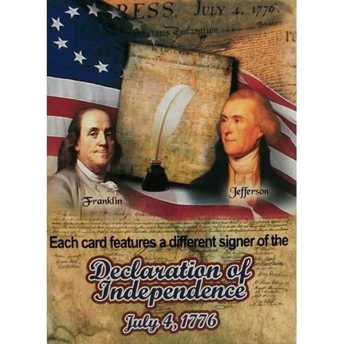 Declaration of Independence Playing Cards July 4th, 1776