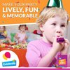 40pcs Party Blowers,Colourful Noisemakers Party Blowouts Squawkers Fringed Noise Maker,Birthday Noisemakers Birthday Blow Horns Party Whistles (40Pcs)