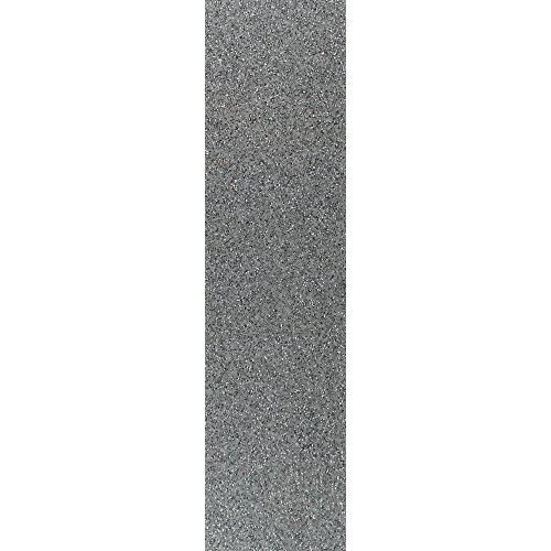 Black Diamond 4.5 x 16.5 inch Sheet of Scooter Glitter Grip Tape - Sparkling Silver