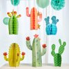 6PCS Cactus Table Centerpiece Decorations, Cactus Honeycomb Party Decorations, Summer Mexican Themed Party Decorations, Baby Shower Centerpiece Decorations&Birthday Party Decor (6-Pack)