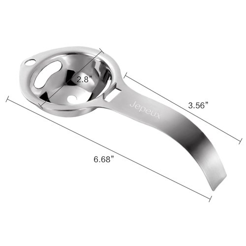 2 Pieces Egg separator, egg white and yolk separator, stainless steel, health and safety, separator, kitchen gadgets