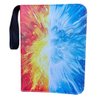 Vibrant Artistic Trading Card Binder with Sleeves, Fire and Ice Design, 4 pocket Trading Card Binder, 400 pocket, PU Collection Card Album, Folder for Game Cards