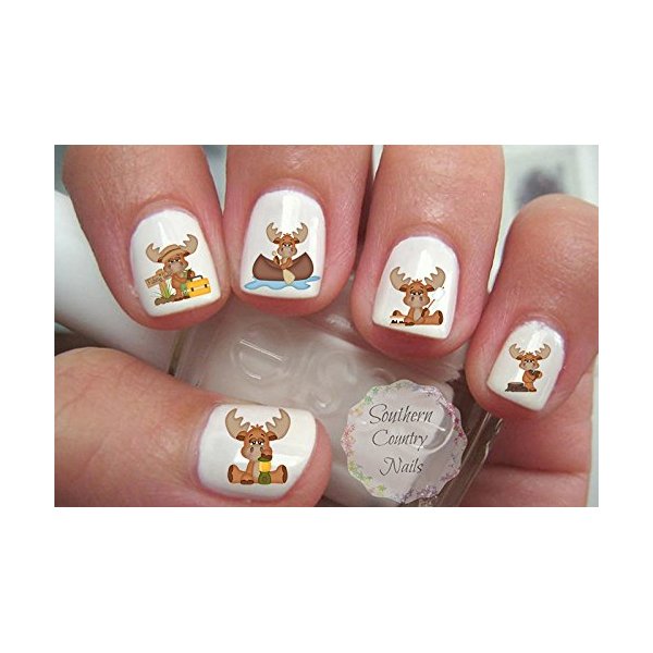 Great Outdoor Moose Nail Decal Nail Art Decals