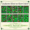 Partywind 200 Styles Luminous St Patrick's Day Temporary Tattoos for Kids Party Favors, Glow Saint Patrick's Day Accessories Decorations, Special Irish Shamrock Stickers for Kids (10 Sheets)