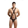 4UFIT Mens Mesh Wrestling Singlet Jockstrap Bodysuit Active Underwear