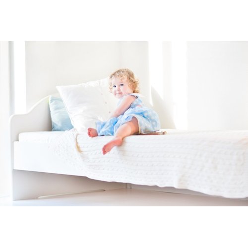 Wonder Baby Saddle Style Children’s Soaker Waterproof Mattress Pad & Sheet Protector – Soft, Comfortable, Lightweight Bedding - Absorbs 6 Cups – 34” x 36” for Twin Beds