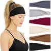 Huachi Non Slip Headbands for Fashion Workout Yoga Sports Exercise Sweatbands Summer Accessories Elastic Bands