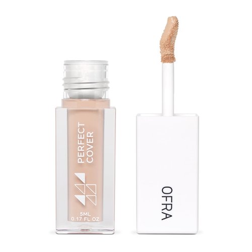 Ofra Perfect Cover Concealer - Fair Ivory - Natural Finish Liquid Concealer - Long-Lasting Formula - Face Makeup and Under Eye Color Corrector for Dark Circles - 5 ml