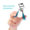 TRIM Azure Collection Eyelash Curler – Curls Quickly and Easily for Longer-Looking Lashes – Smooth Opening and Closing Action – Easy-to-Grip Handles – Eye Pads are Gentle on Lids While Curling