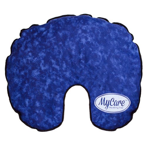 MyCare Face Mask (with Washable Cover) Hot Cold Compress Therapy, Natural Reusable Relief for Migraine, Tension, Stress, Sinus, Headache and Relaxation (Blue)