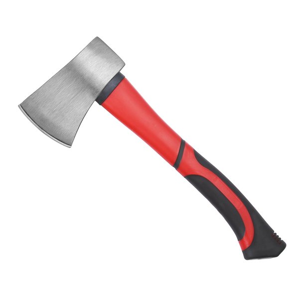 14-Inch Outdoor Camping Axe and Survival Hatchet, Durable Forged Alloy Steel Blade, Unbreakable Fiberglass Handle with Anti-Slip Grip | Perfect for Wood Splitting, Kindling, Chopping, and Throwing Axe