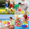Ynanimery Balls for Toddlers 1-3, Toy Balls for Kids, Set of 8 Sport Toys with Pump/Beach Balls/Soccer/Basketball/Tennis/Football/Massage Balls/Rugby/Playground Ball for Indoor Outdoor Party Games