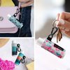 HEYSKAY 6PCS Lip Balm Holder Sleeves Keychain Compact Clip On Lipstick Holder Chapstick Holder Lip Gloss Holder Keychain Chapstick Elastic Sleeves
