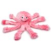 Gor Pets Super Snuggly Plush Octopus Dog Toy - Super Soft with Multiple Squeakers & Crinkles - Perfect Cuddly Companion for Pups & Dogs (Pink, Baby XS)