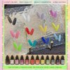 FAVAI Airbrush Gel Nail Polish 12 Colors Air Gel Set Spring Summer Collection for Baby Boomer Nail Art Design Stickers French Manicures Stencils Paint 10ml/0.33 Fl oz Long Lasting Without Dilution