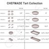 CHEFMADE Tart Pan, 7-Inch with Removable Loose Bottom Non-Stick Round Quiche Bakeware for Oven and Instant Pot Baking (Champagne Gold)