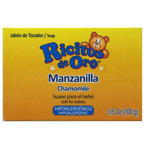 Ricitos de Oro Grisi Hypoallergenic for Babies Bar Soap 3.5 oz (Pack of 3)
