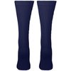 Truform Compression Socks, 15-20 mmHg, Men's Crew Length Mid-Calf Cushion Foot Socks, Navy, Small