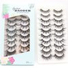 DAODER False Eyelashes Faux Mink Lashes Fluffy Wispy Lashes Natural Look Short Long Eyelashes Mixed 10 Pairs Soft Light Reusable Fake Eyelashes Pack (Fluffy Lashes Mixed)