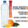 CardoMax Immune Booster Liquid Drink Mix with Gingseng & Vitamin C - Single-Serve Water Flavoring Stick Packets for Immune Support - Orange Flavor (15 Count)