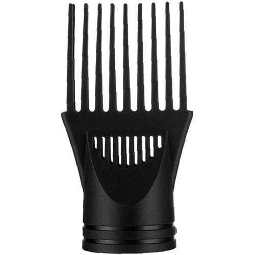 Black Hair Dryer Diffuser Professional Universal Hairdressing Blow Cover Comb Attachment Nozzle Straightening Detangling Professional Processed Blow Dryer Comb Attachment Hair Dryers and Accessories