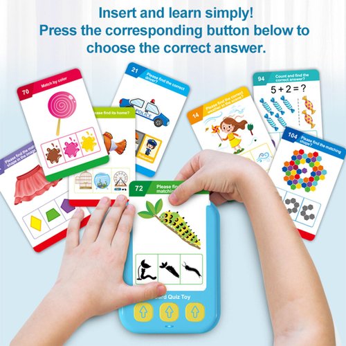 Toddler Flash Cards for Logical Thinking & Basic cognition，Parent-Child Interaction Toys for 3 4 5 6 Year Old Boys Girls，Learning Educational Montessori 110 Children's Questions， Kids Gifts (YS2606F)