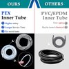 Refrigerator Ice Maker Water Line Kit - 15' Braided Stainless Steel Fridge Water Line with 1/4" Compression Fittings Pex Tubing Core and Water Splitter