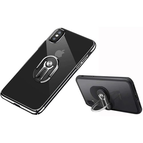 Finger Ring Holder Stand Car Air Vent Mount Compatible with T-Mobile REVVL 7/7 PRO 5G, 3-in-1 Kickstand Swivel Zinc Alloy