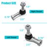 10L0L Golf Cart Outer Tie Rod End Ball Joint Kit, for Yamaha G22, G27, G29 Drive Gas and Electric Golf Cart 2003-Up, Replace OEM# JU0-F3841-00, JU0-23841-00